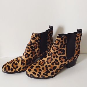 Nine West Colt Leopard Ankle Boots